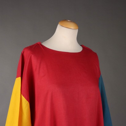 Vestido vintage multicolor de Enrica Massei