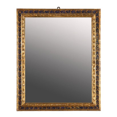 Miroir Ancien en Style Renaissance Bois Doré du XXe Siècle