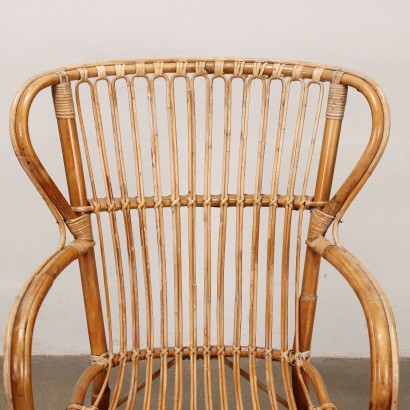 Bamboo armchair from the 70s and 80s