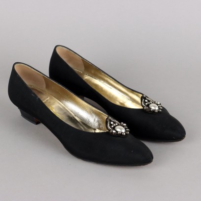 Schwarze Vintage-Pumps von Ferragamo