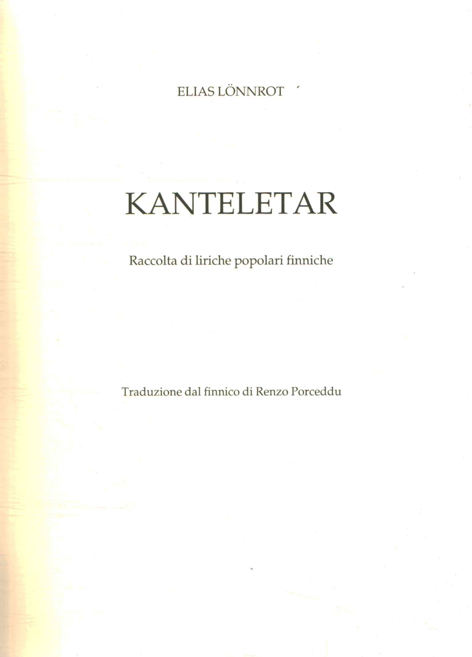 Kanteletar