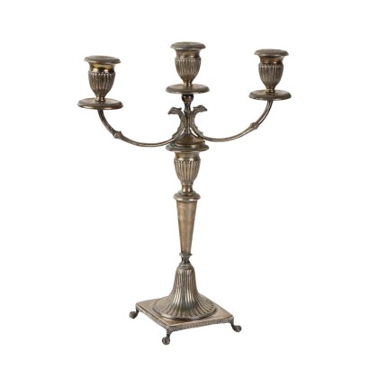 Candelabro Bausi Bruno Florencia Plata