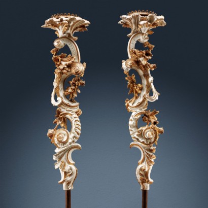 Pair of carved and gilded torch holders%2,Pair of carved and gilded torch holders%2,Pair of carved and gilded torch holders%2,Pair of torch holders