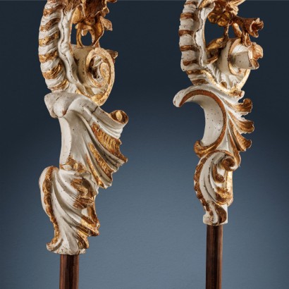 Pair of carved and gilded torch holders%2,Pair of carved and gilded torch holders%2,Pair of carved and gilded torch holders%2,Pair of torch holders
