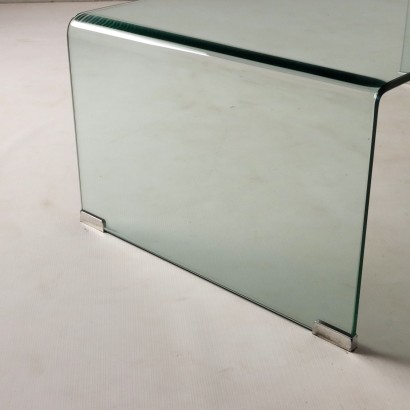 Glass coffee table