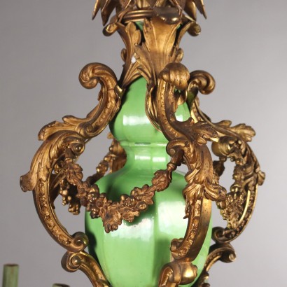 Napoleon III Chandelier in Gilded Bronze