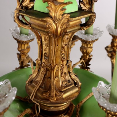 Napoleon III Chandelier in Gilded Bronze