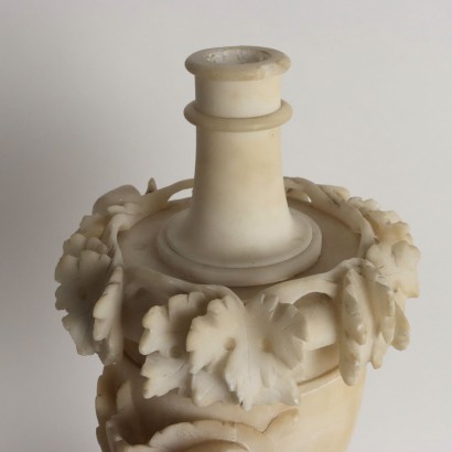 Paar Kerzenhalter aus Alabaster