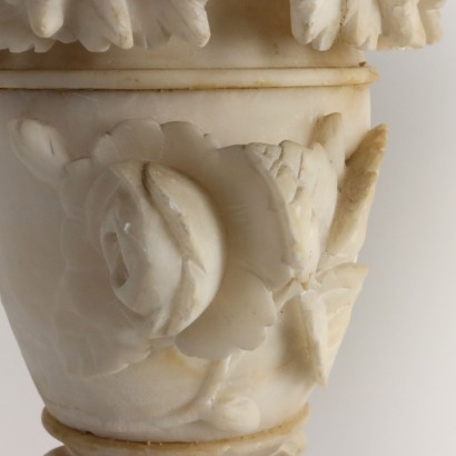 Pair of Alabaster Candlesticks