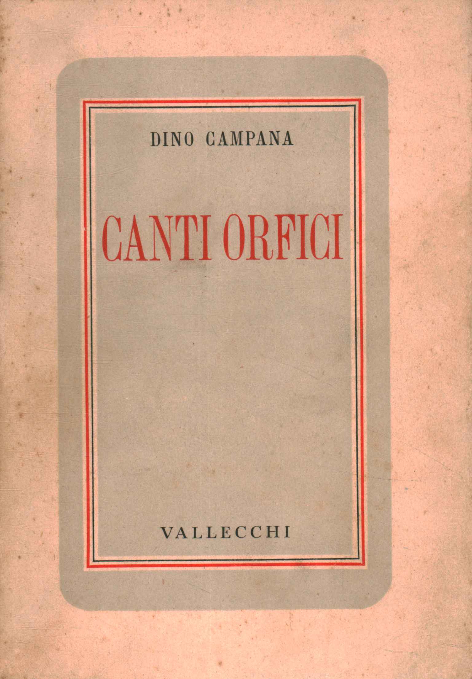 Canti orfici