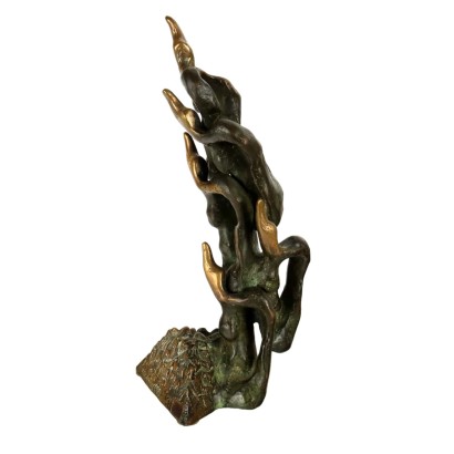 Bronzeskulptur von Gino Masciarelli, Entenflug, Gino Masciarelli, Gino Masciarelli, Gino Masciarelli