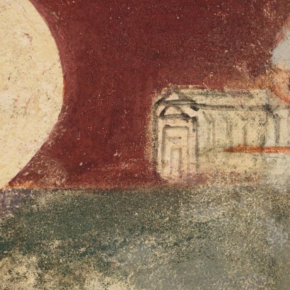 Painting by Bruno Saetti,Fresco,Bruno Saetti,Bruno Saetti,Bruno Saetti