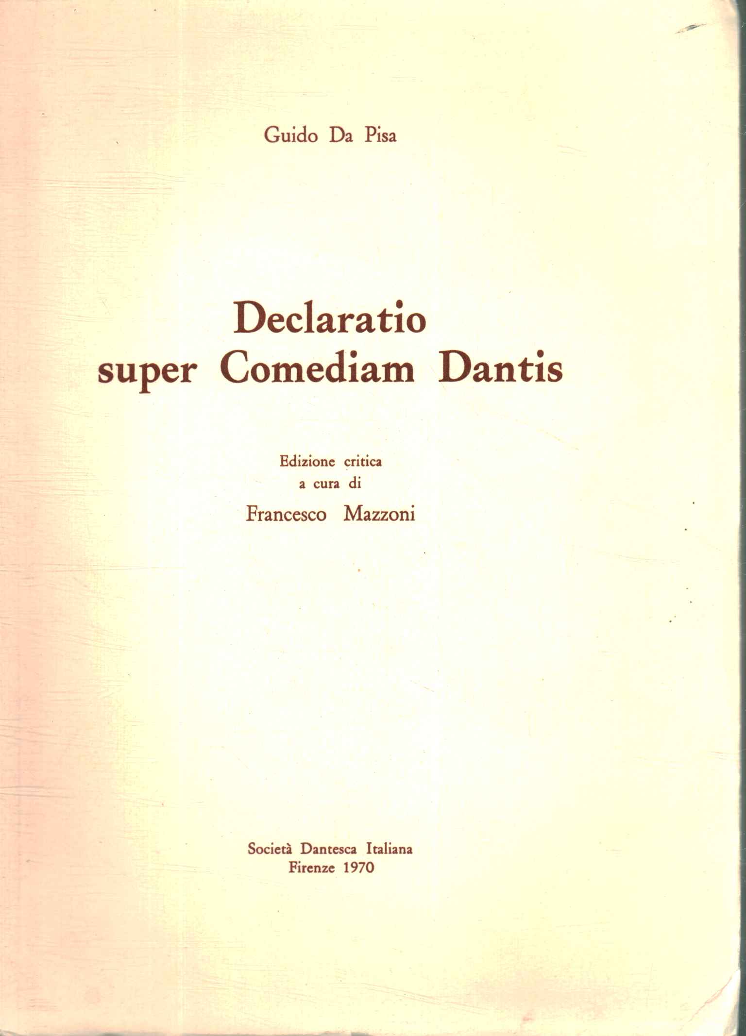 Déclaration super Comediam Dantis