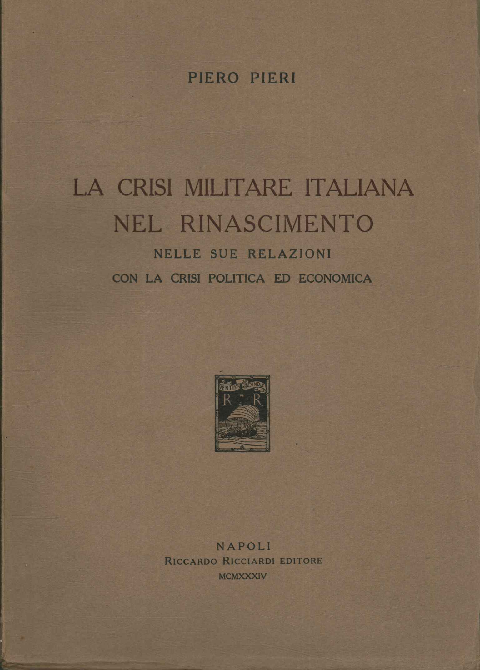 La crisis militar italiana en el Renacimiento