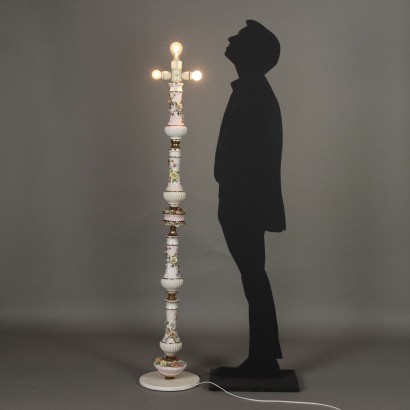 Ceramic floor lamp