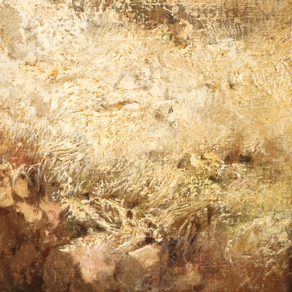 Dipinto Paesaggio con figura