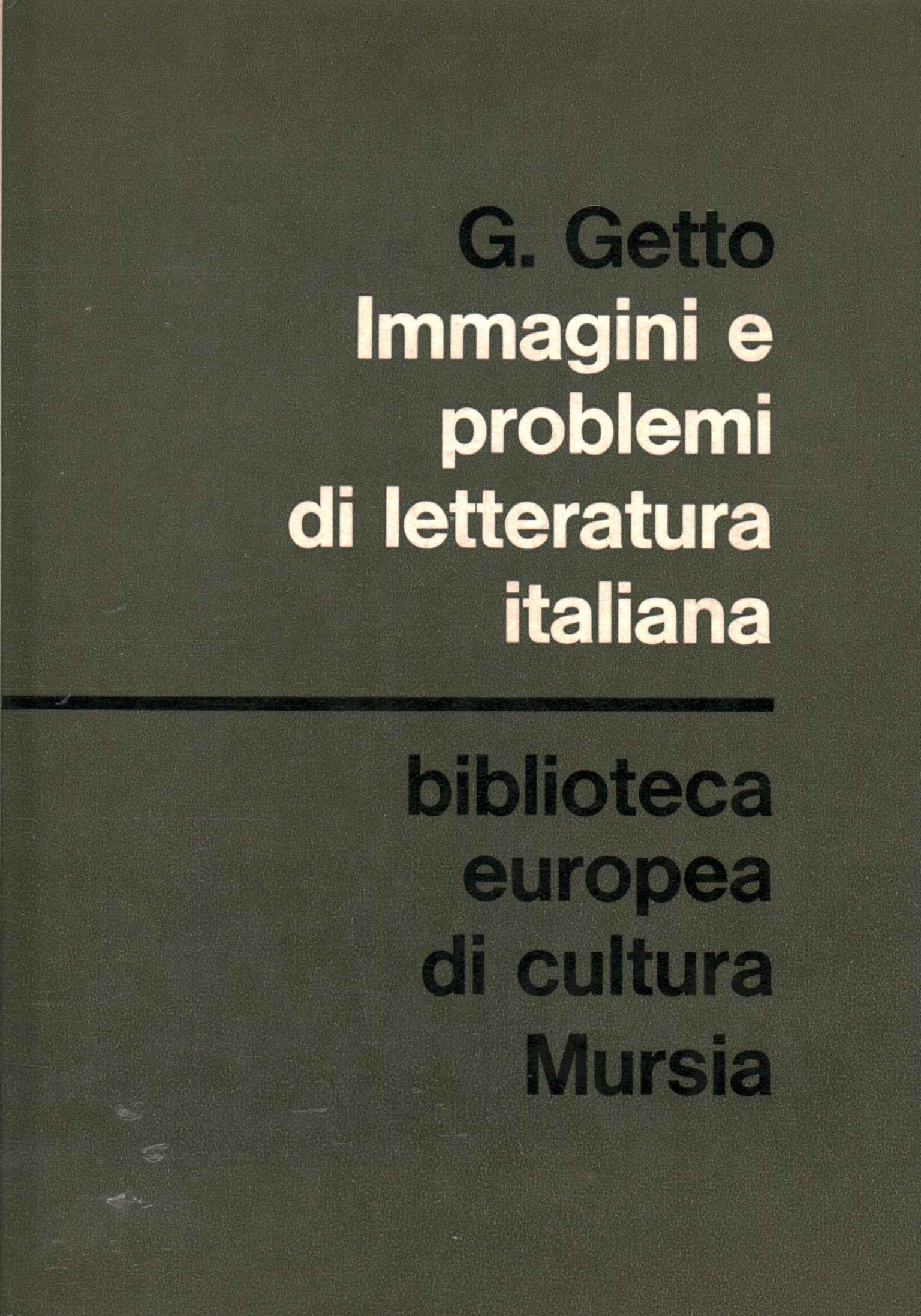 images and problems of Italian literature