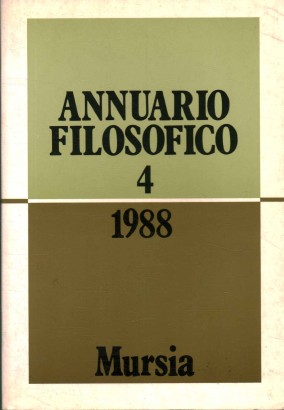 Annuario Filosofico 4 (1988)