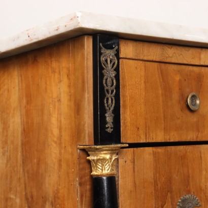 Restoration chest of drawers in mahogany