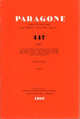 Paragone. Arte (Anno XXXVIII, Numero 3(447), maggio 1987)