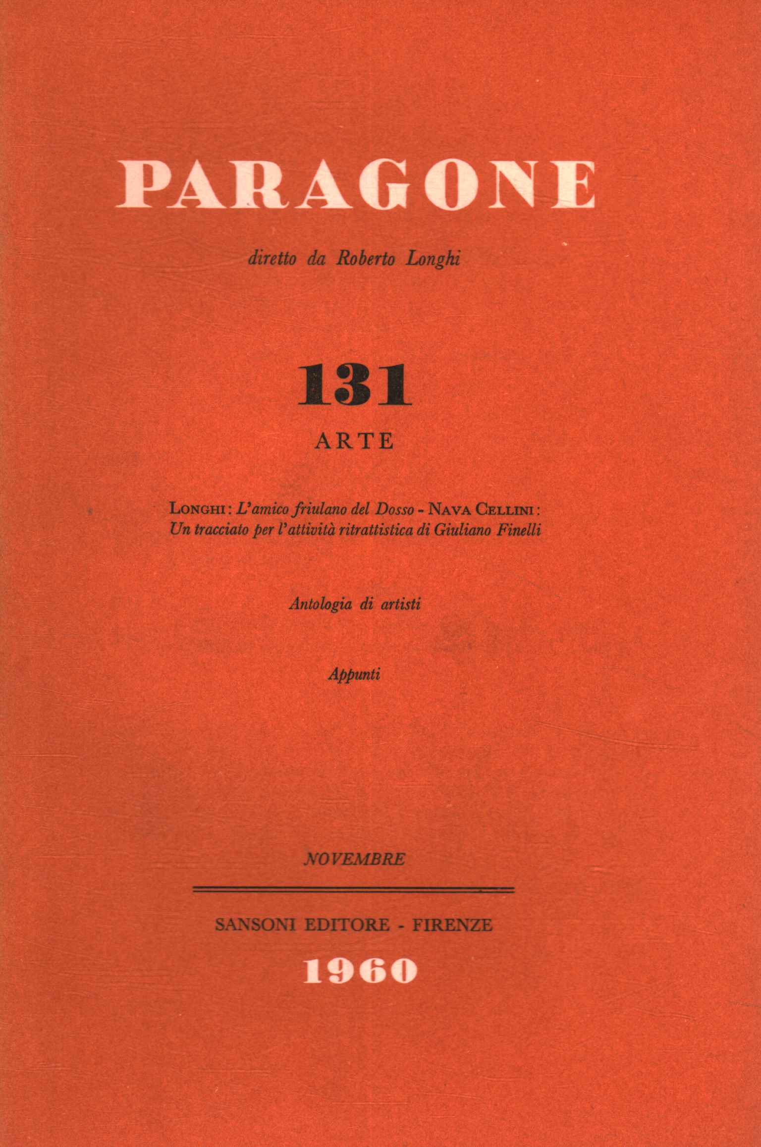 Paragone Arte (Año XI Número 131, bi,Paragone. Arte (Año XI Número 131, b