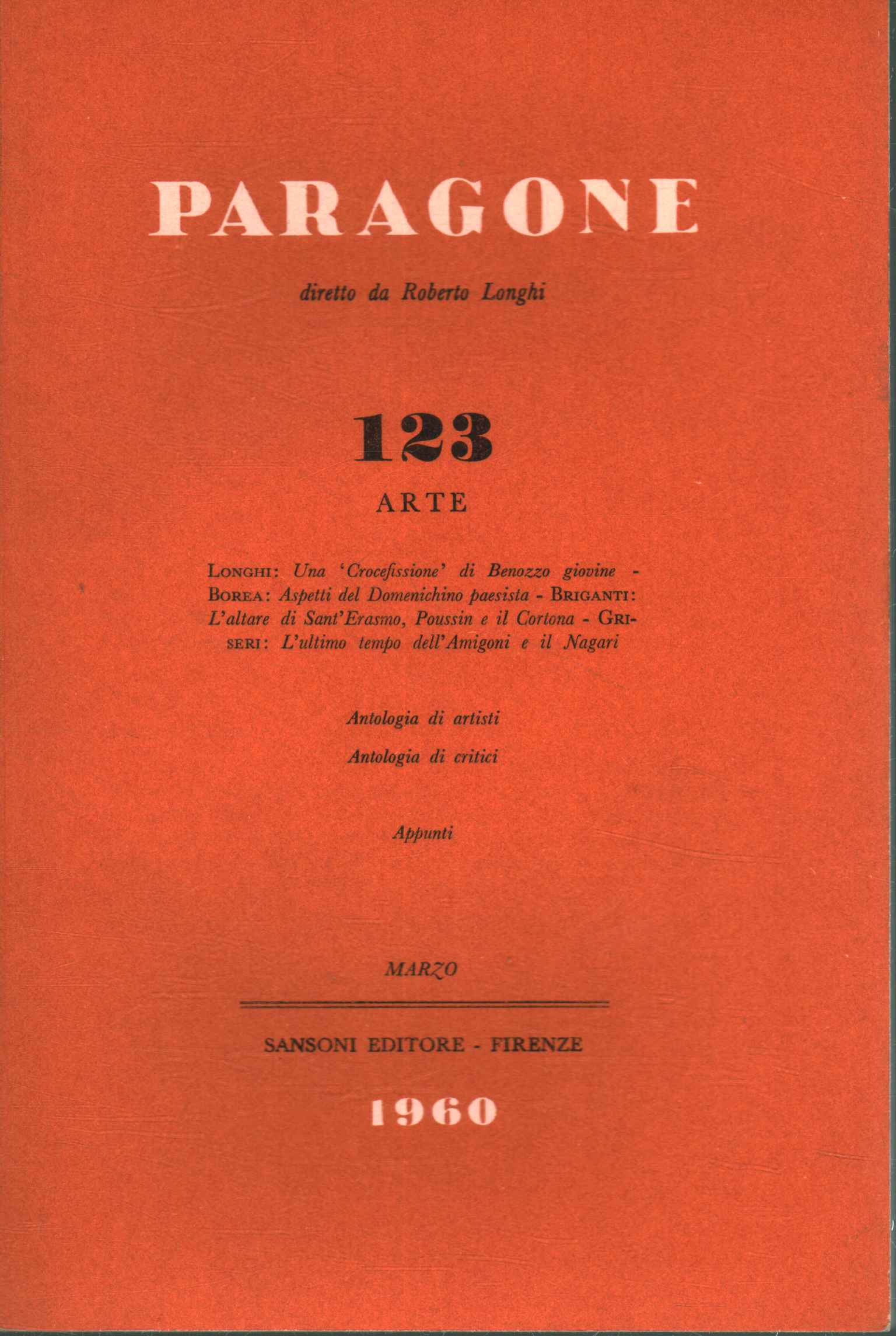 Paragone Arte (Jahrgang XI Nummer 123, bi,Paragone Arte (Jahrgang