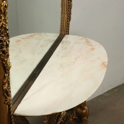 Console with Mirror in Baroque Style