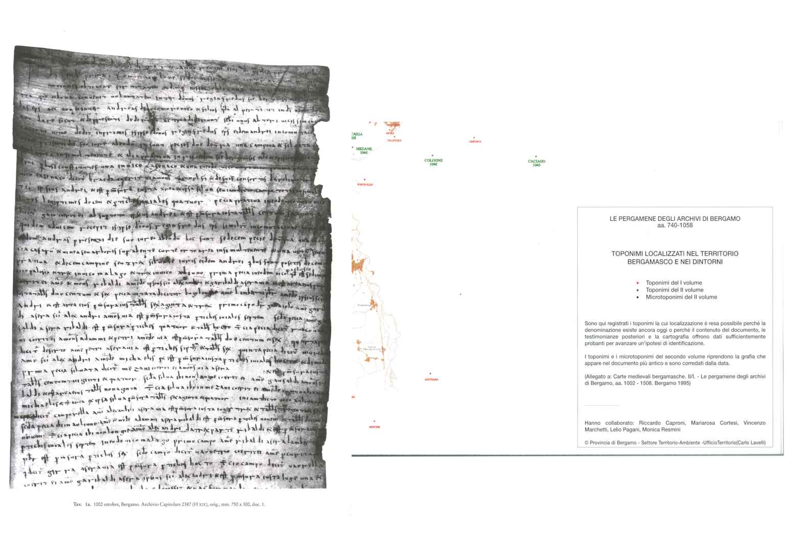 The parchments of the Bergamo Archives