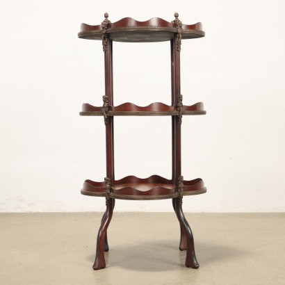 Etagere, Etagere mit Stileinlagen