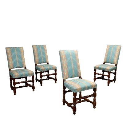 Group of Four Baroque Chairs