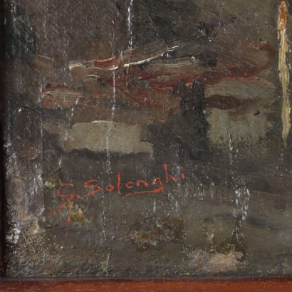 Peinture de Giuseppe Solenghi,La cuisine du contrebandier,Giuseppe Solenghi,Giuseppe Solenghi,Giuseppe Solenghi,Giuseppe Solenghi,Giuseppe Solenghi