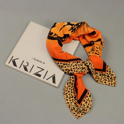 Krizia Vintage Foulard with Felines