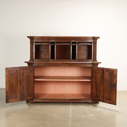 credenza con alzata,Credenza con Alzata in Noce