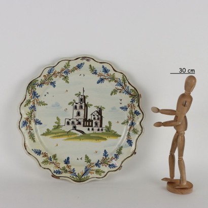 Piatto in Maiolica Manifattura di Pavia