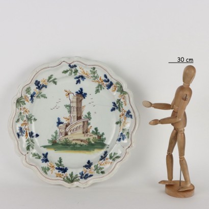 Piatto in Maiolica Manifattura di Pavia