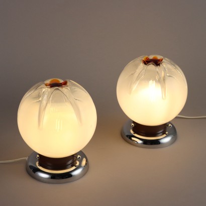 Lampes des années 70, Paire de lampes des années 70