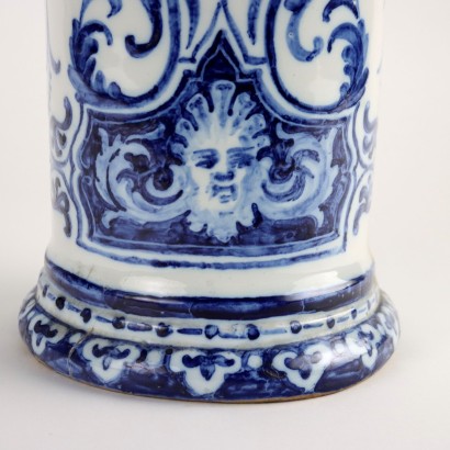 Vaso a Tromba in Maiolica Manifattura