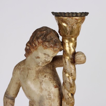 Putto Torch Holder