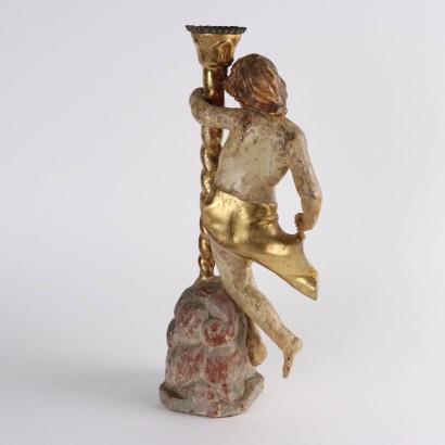 Putto Torch Holder