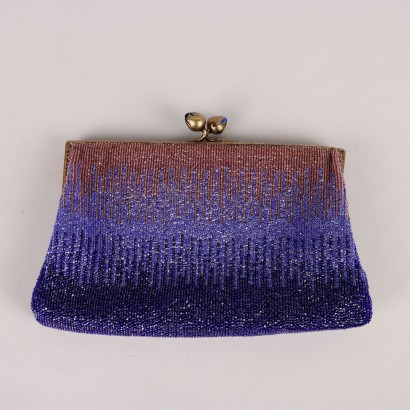 Vintage Clutch Bag mit Perlen