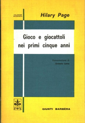 Gioco e giocattoli nei primi cinque anni