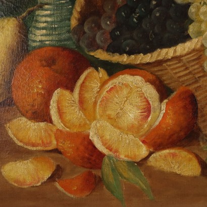 Composition peinte avec des fruits,Composition avec des fruits,Composition peinte avec des fruits