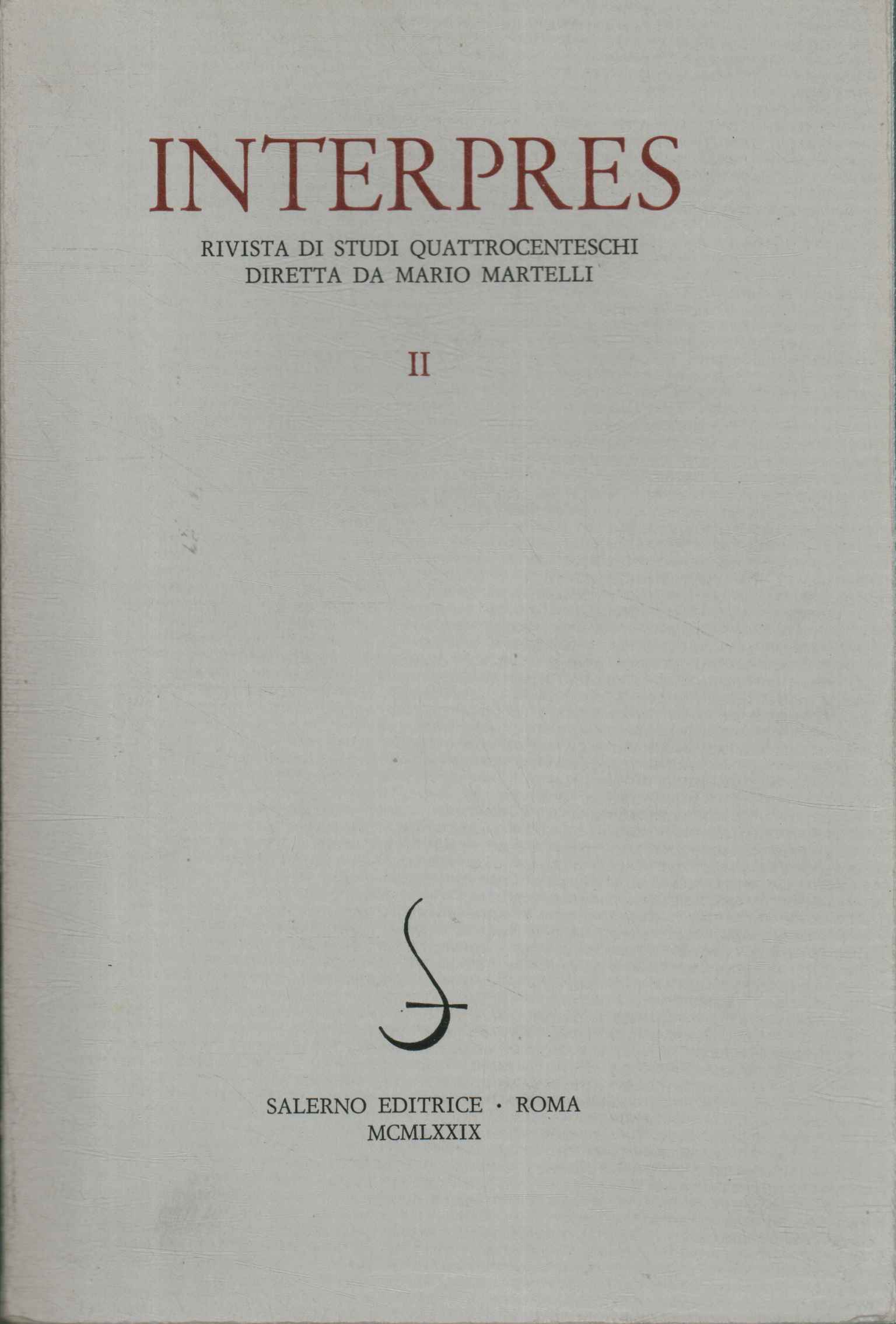 Interprète Revue d'études du XVe siècle