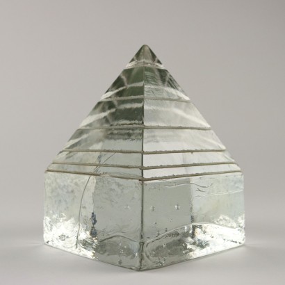 Pompey's Pyramid in Solid Glass, Pompey Pianezzola, Pompey Pianezzola, Pompey Pianezzola, Pompey Pianezzola, Pompey Pianezzola, Pompey Pianezzola, Pompey Pianezzola