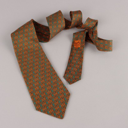 Corbata vintage Hermes 369 EA