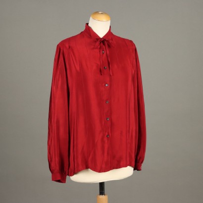 Chemise rouge vintage Roberto Capucci