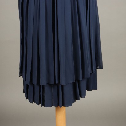 Robe Chloé Vintage en Soie Bleue