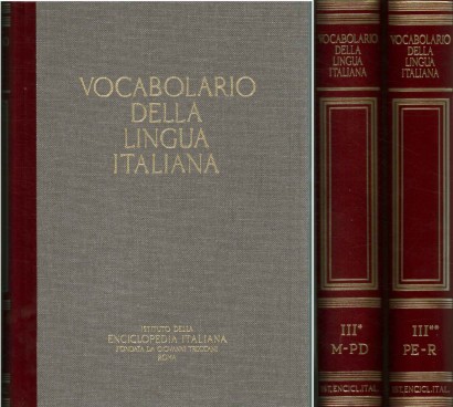 Vocabolario della lingua italiana (III, 2 Tomi)