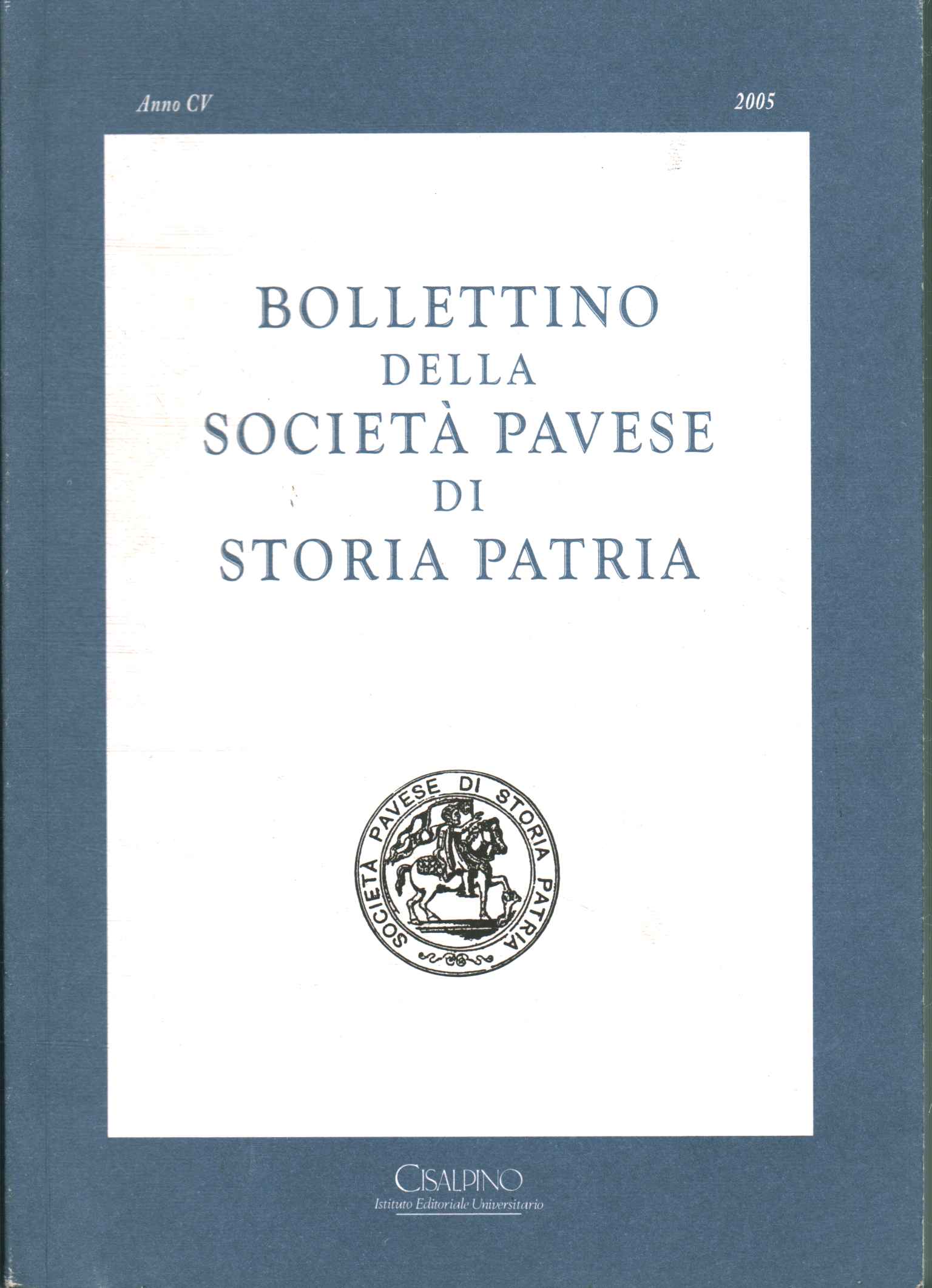 Bollettino della società pavese di