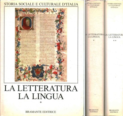 La letteratura, la lingua (2 Tomi)